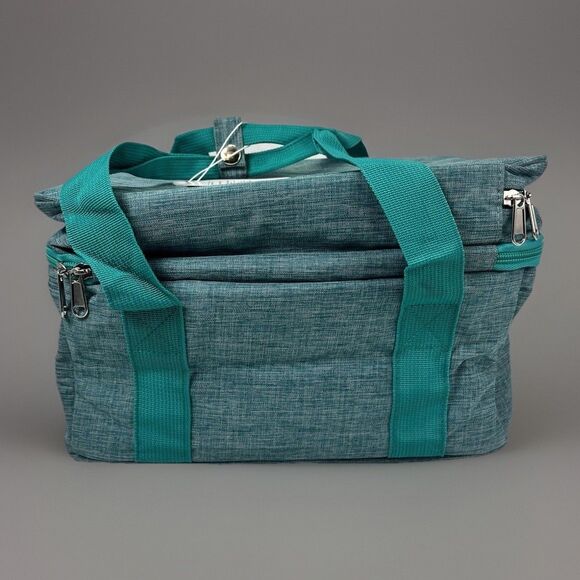 SINGER Sewing Accessories Organizer (Bag Only) – Double Layer Portable Teal - Picture 6 of 11